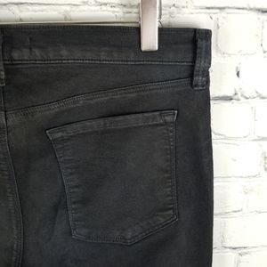 J BRAND | 800 super skinny coated black jeggings